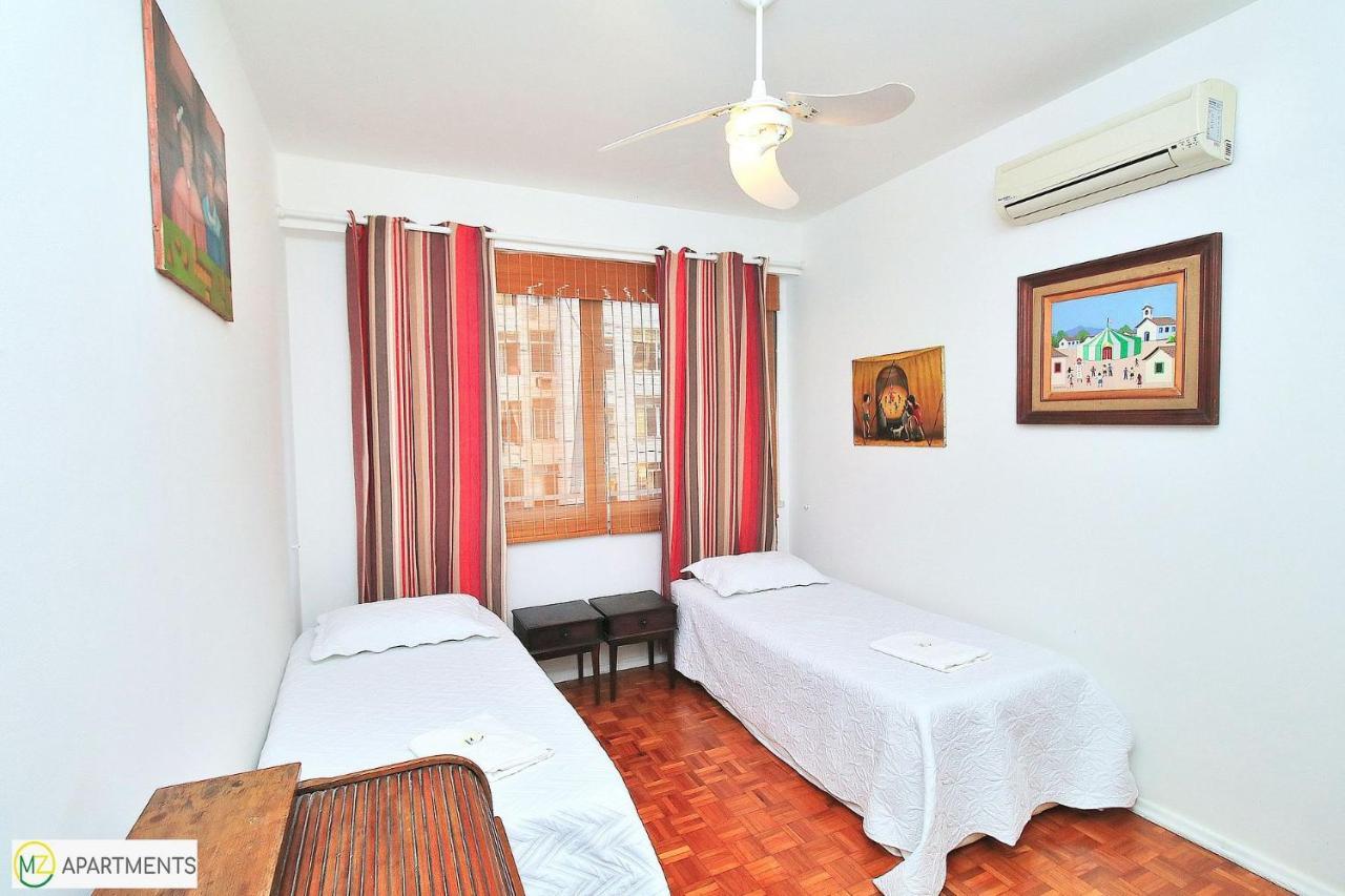 Apartment Estiloso 3 Quartos 6 Pessoas Em Copacabana *